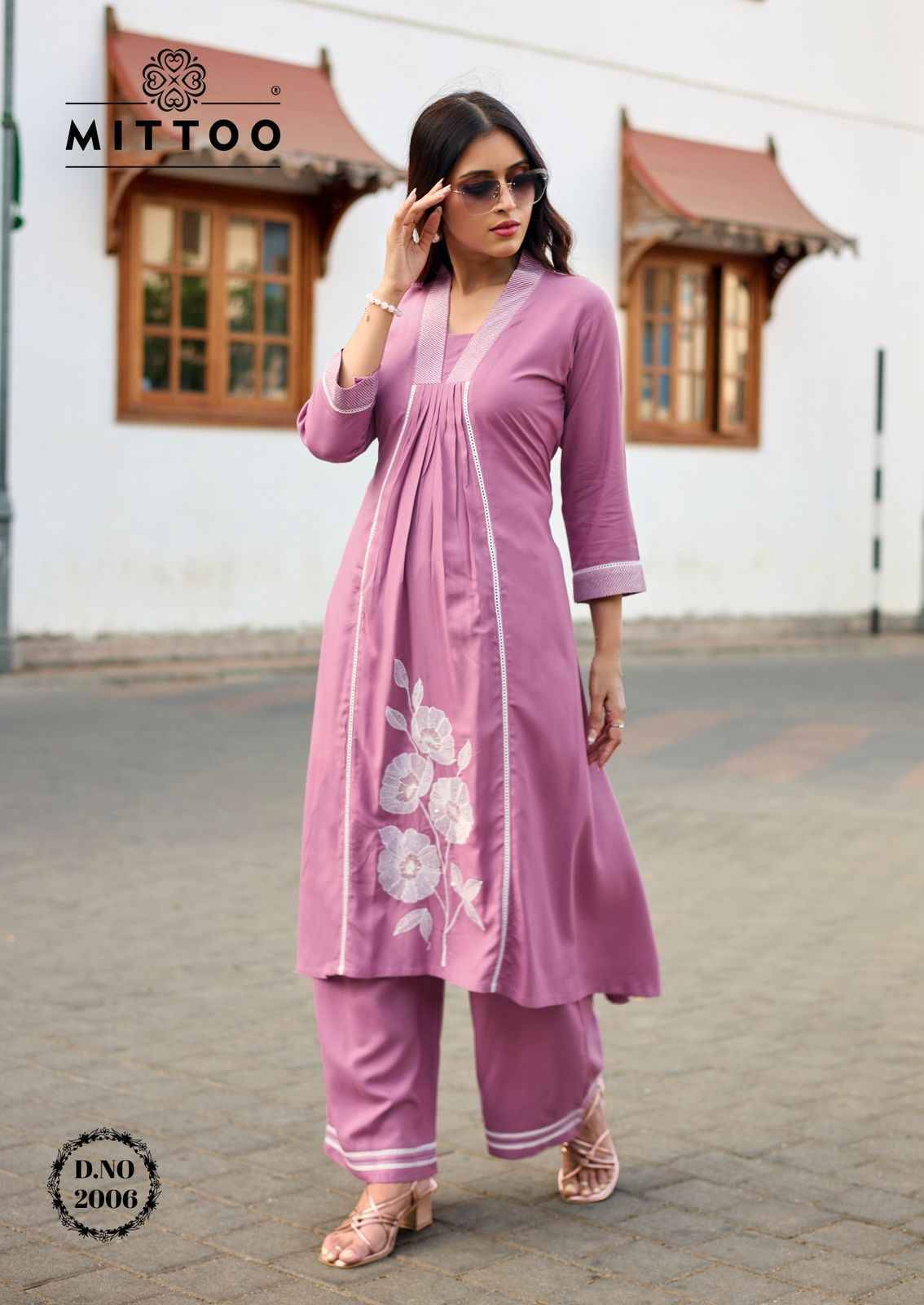 Ibadat By Mittoo 2001 to 2006 Series Designer Stylish Fancy Colorful Beautiful Party Wear & Ethnic Wear Collection Rayon Print Kurtis With Bottom At Wholesale Price
